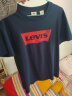 Levi's【全新升级】李维斯2024春夏新版情侣同款短袖T恤logo印花简约 藏蓝色0002 M 实拍图