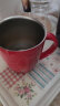 富光 FGA创意保温杯 情侣咖啡杯办公室水杯子牛奶杯 304不锈钢 红色 380ml 晒单实拍图