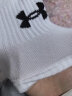 安德玛（UNDERARMOUR）春夏Core No Show男女训练运动舒适袜子-3双装1363241 白色100 M 晒单实拍图