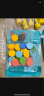 六鑫 木制计数棒盒装长8cm直径5mm儿童数学小棒 学生加减法方形算术棒圆形100根彩色数数棒 木质圆片五色各10片 实拍图