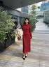 舒芳蝶（shufangdie）新中式国风连衣裙女装2026秋冬季新款复古提花外套旗袍裙两件套装 旗袍连衣裙 M 实拍图