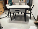 申路全自动麻将机餐桌两用带椅子小户型一体麻将桌简约轻奢风低音机麻 心心相印-单桌（白岩板桌面） 实拍图