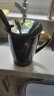 BUDINGCIYI 十二星座马克杯带盖勺牛奶杯家用陶瓷杯子男女士情侣水杯咖啡杯 天秤座（黑） 晒单实拍图