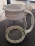 天喜（TIANXI）冷水壶大容量玻璃杯可过滤冷水壶耐热茶具啤酒花茶家用凉水杯 白色2000ml+玻璃杯四只 实拍图