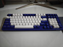 达尔优（dareu）A98机械键盘 三模热插拔键盘 游戏键盘 PBT键帽全键可换轴 RGB 机甲版-天空轴V3 实拍图