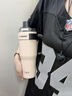 TKK大容量保温杯车载陶瓷覆层内胆水杯冰霸杯子办公室泡茶杯生日礼物 黑色【保温保冷 内喷陶】1200ml 实拍图