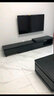 朵乐唯 岩板茶几电视柜组合简约现代北欧大理石火烧石黑色客厅家具套装 1.5米茶几+电视柜 实拍图
