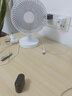 卡西道夫电风扇家用usb电扇台式小型迷你宿舍床头台扇桌面小风扇床上用便携办公室可充电大风力摇头风扇 【大面罩1800毫安】+定时 【配Type-C接口数据线】 实拍图