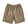 马登工装法式卡其色纯棉运动短裤男帆布休闲直筒五分裤男士夏季 卡其色 2XL 实拍图