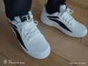 李宁板鞋男鞋2025秋季新款白色鞋子潮流低帮耐磨运动小白鞋正品休闲鞋 创意LOGO黑白 42 (265mm) 实拍图