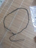 灵久久高档手工编织项链绳2mm细绳男女士翡翠玉佩挂坠绳观音佛吊坠绳子 黑色 实拍图