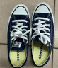 匡威（Converse）官方 All Star男女帆布低帮休闲运动鞋海军蓝102329 102329/海军蓝 42 实拍图