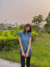 朵梵蓮健身服女跑步运动套装女春夏季瑜伽服女套装长袖晨跑速干衣大码 紫短袖+紫长裤 S 100斤以内 实拍图