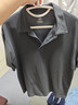 京东京造【显瘦遮肉】polo衫男短袖男士t恤衣服礼物 深灰M 实拍图