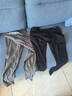 猫人秋裤男薄款男士保暖裤棉毛裤纯棉打底裤青年无痕修身抗菌裆衬裤 黑色+深灰 3XL （建议145-175斤） 实拍图