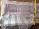 富俪姿下铺蚊帐双层单人子母床学生宿舍防尘顶老旧式免安装 小兔-粉 配1.5m床【顶宽120高140长190 实拍图