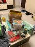 茶花（CHAHUA）加厚小夹子塑料晾衣夹子晒内衣袜子被单防风夹带收纳篮衣服晾晒夹 24只+随机色篮筐 实拍图
