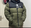 骆驼火山羽绒服1.0情侣男女加厚防极寒鸭绒面包服外套冬季城市轻户外 深榄绿/幻影黑，男款 7089 S 实拍图