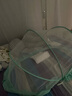 百樱婴儿蚊帐罩可折叠婴儿床蚊帐罩蒙古包式新生幼儿童床蚊帐支架遮光 小号 绿色 98x55cm 实拍图