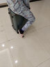 caseman铝框杆箱男女万向轮行李箱复古款男士女士登机箱旅行箱C921C 绿色 20英寸 实拍图