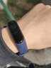毕亚兹 小米手环3/4腕带 替换带新款手环腕带配件 智能运动手环 蓝色 实拍图