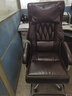 纽麦老板椅真皮可躺午休按摩大班椅舒适人体工学家用办公座椅电脑椅子 pu【弹簧包+送头枕  颜色备注】 铝合金脚   固定扶手 实拍图