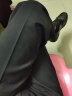 G2000舒适直筒黑色西裤男士修身职业商务正装休闲西服裤【多合G2】 黑色/99-修身版 30/165 实拍图