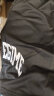 帛米图（BOMITU）美式潮牌不过膝重磅印花短裤男夏季宽松休闲四分裤运动透气篮球裤 黑色 XL 实拍图