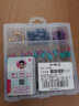 小凤仙太空豆硅胶成品线组漂座克度卷铅铅皮八字环大头针钓鱼主线组套装 黑坑版套装M 实拍图