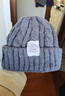 俞兆林帽子女冬季男百搭加厚保暖帽韩国潮针织毛线帽男雷锋帽 灰色  实拍图