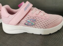 SKECHERS斯凯奇童鞋儿童运动鞋新款夏季易弯折男女童透气网鞋319300L 女童/粉红色/LPK 28.5码 实拍图