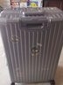 漫游轻音行李箱铝框PC拉杆箱大容量旅行箱包登机箱密码箱子男女 太空银 28英寸 出国托运箱45万+销量 实拍图