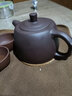 古往今来 宜兴纯全紫砂壶手工茶道泡茶壶家用茶具套装 紫泥 井栏 实拍图