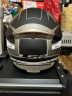 LS2双镜片揭面盔电动摩托车头盔男女高清耐磨赛车四季通用 FF370 哑黑灰竞速 XXXL（建议61-62头围） 实拍图