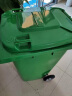 科力邦（Kelibang) 户外垃圾桶 大号加厚100L商用塑料环卫垃圾桶带盖轮工业小区物业翻盖果皮箱 绿色 单个 实拍图