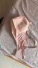 十月结晶 孕妇内衣女薄款聚拢哺乳文胸怀孕期喂奶专用上开扣文胸粉格 L码 实拍图