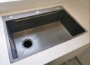 卡贝（cobbe）厨房水槽单槽黑色纳米手工加厚不锈钢洗菜盆台下盆中盆洗碗槽水池 晒单实拍图
