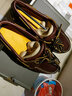 添柏岚（Timberland）官方男鞋船鞋乐福鞋牛皮手工缝制轻便偏小|25077 25077W/棕色 39 实拍图