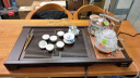 金灶（KAMJOVE）自动上水整套茶具套装 鸡翅木实木茶盘功夫茶台茶海电热茶炉K-185 搭配G9 陶瓷茶具 茶渣桶 1个 实拍图