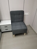 美佳朗单人沙发折叠老人专用午睡可折叠靠背椅子阳台懒人沙发办公懒人椅 升级深灰色沙发(亲肤棉麻面料) 实拍图