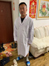 医缘医缘白大褂男女薄款透气修身学生实验服诊所医院大衣工作服印绣字 男白大褂长袖 L 实拍图