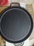典匠铸铁大尺寸战斧牛排煎锅专业条纹牛排锅平底煎锅30cm无涂层烧烤盘 30牛排锅 30cm 晒单实拍图