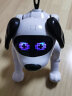 JJR/C儿童玩具智能遥控机器狗电动机器人可旋转翻滚网红男孩六一儿童节 白色酷奇汪汪（翻滚倒立）双电版 实拍图