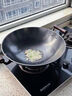 厨享味佛山铁锅双耳老式生铁铸铁锅家用炒菜锅无涂层不粘煤气燃气灶炒锅 双耳【3-5人用】 38cm 铁锅+锅盖+304锅铲 实拍图