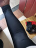 李宁（LI-NING）护臂男运动护肘专业护大腿小腿篮球羽毛球透气袖套骑行女防晒护袖 【2只】黑色 护臂 L码（适合体重110斤-135斤） 实拍图