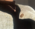 AJIDOU阿吉豆玫瑰金罗马圆环项链简约时尚送女友学生闺蜜生日礼物 实拍图