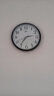 康巴丝（Compas）挂钟时尚卧室客厅办公时钟日历挂表简约创意石英钟表 黑白色C2246直径28cm 实拍图