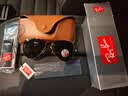 雷朋（RayBan）太阳镜 经典飞行员蛤蟆墨镜男女复古驾驶遮阳 RB3025 雷朋眼镜 001/58-尺寸62金色框偏光款 实拍图