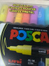 三菱（uni）POSCA系列马克笔（极细）彩色海报广告记号笔标记笔办公绘画手绘涂鸦笔 PC-1M 柔和色系 8色套装 实拍图