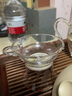 76茶业台湾功夫茶漏茶滤透明玻璃茶具配件滤茶器过滤网分茶器茶隔漏斗 过滤网【无色手把】+网架 实拍图